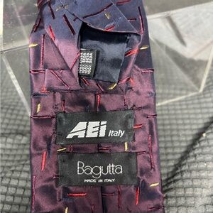 Bagutta Purple and Red Men's Tie